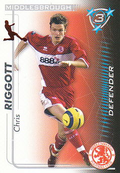 Chris Riggott Middlesbrough 2005/06 Shoot Out #398